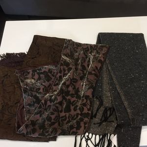 3 scarf bundle-see individual pics-all EUC